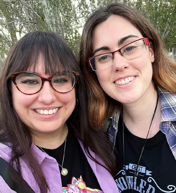 Beatriz Arranz y Saida Herrero